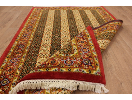 Persian carpet "Bijar" with Silk 217x145 cm oriental rug