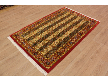 Persian carpet "Bijar" with Silk 217x145 cm oriental rug