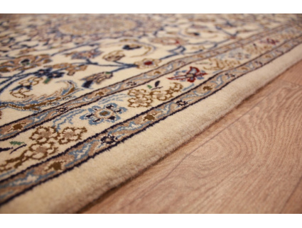 Persian carpet Nain 9la Runner with Silk 392x82 cm