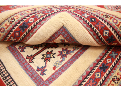 Modern persian carpet Nimbaf 153x112 cm pure wool Beige