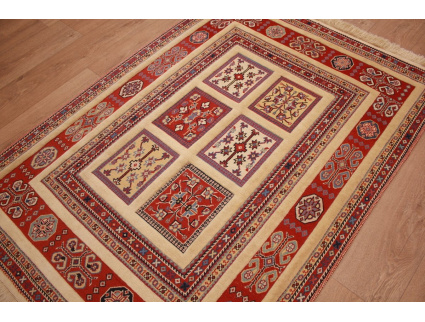 Modern persian carpet Nimbaf 153x112 cm pure wool Beige