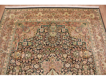 Persian carpet "Kashmir" silk touch 307x212 cm Black