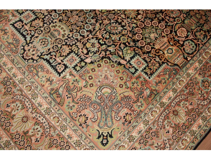 Persian carpet "Kashmir" silk touch 307x212 cm Black