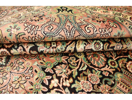 Persian carpet "Kashmir" silk touch 307x212 cm Black