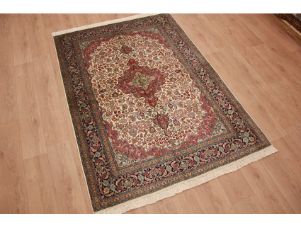 Persian carpet "Kashmir" silk touch 218x153 cm Beige