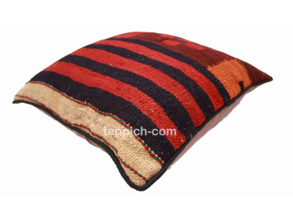 Oriental Kilim Pillow cushion natural colors & wool ca. 40x40 cm