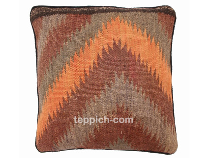 Oriental Kilim Pillow cushion natural colors & wool ca. 40x40 cm