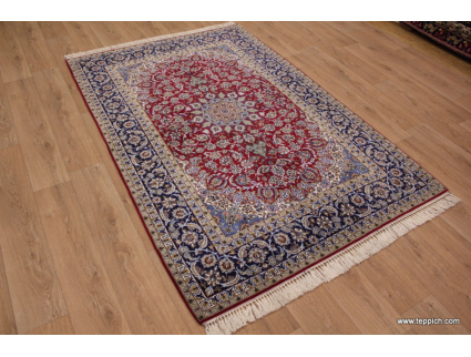 Persian carpet "Isfahan" with Silk 238x150 cm