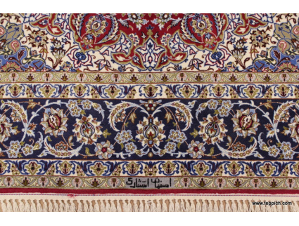 Persian carpet "Isfahan" with Silk 238x150 cm