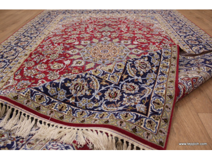 Persian carpet "Isfahan" with Silk 238x150 cm