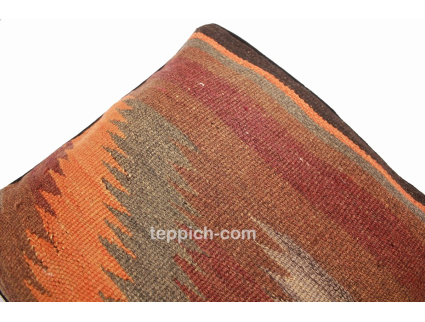 Oriental Kilim Pillow cushion natural colors & wool ca. 40x40 cm