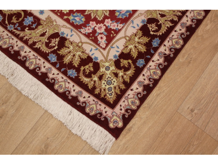 Persian carpet "Taabriz " with Silk 208x156 cm