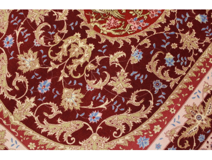 Persian carpet "Taabriz " with Silk 208x156 cm