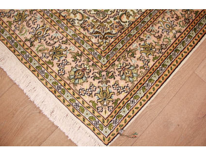 Persian carpet "Kashmir"pure silk 183x125 cm Beige