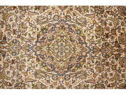 Persian carpet "Kashmir"pure silk 183x125 cm Beige