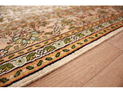 Persian carpet "Kashmir"pure silk 183x125 cm Beige