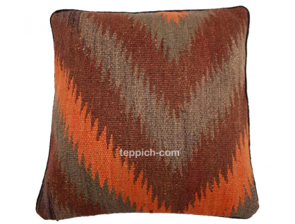 Oriental Kilim Pillow cushion natural colors & wool ca. 40x40 cm