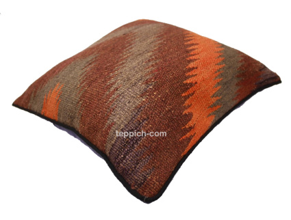 Oriental Kilim Pillow cushion natural colors & wool ca. 40x40 cm