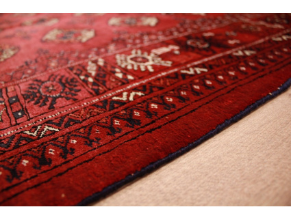 Oriental carpet Bukhara Silk 154x118 cm Red