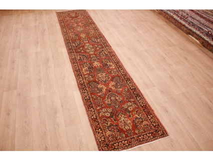 Antik Persian carpet ami Sarough Wool 414x84 cm Red