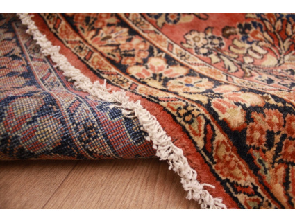 Antik Persian carpet ami Sarough Wool 414x84 cm Red