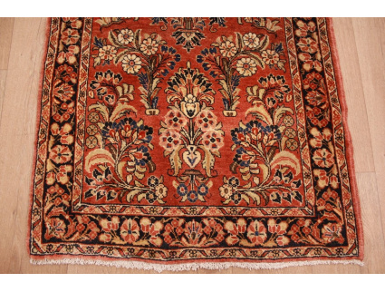 Antik Persian carpet ami Sarough Wool 414x84 cm Red