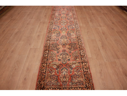 Antik Persian carpet ami Sarough Wool 414x84 cm Red