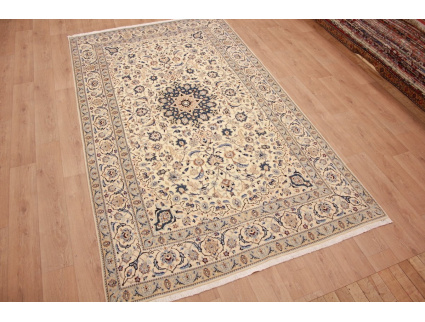 Fine Persian carpet Nain 6la with silk 340x200 cm Special size