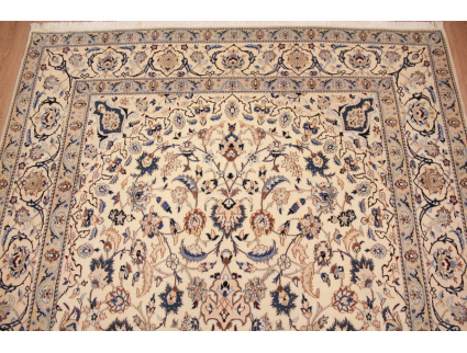 Fine Persian carpet Nain 6la with silk 340x200 cm Special size