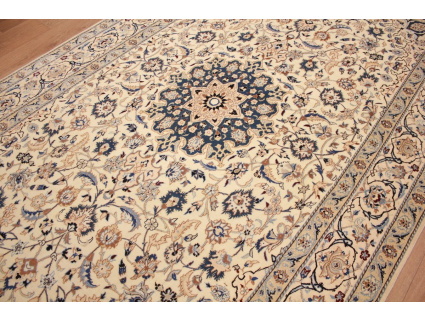 Fine Persian carpet Nain 6la with silk 340x200 cm Special size