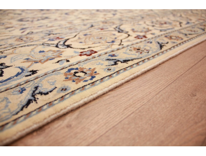 Fine Persian carpet Nain 6la with silk 340x200 cm Special size