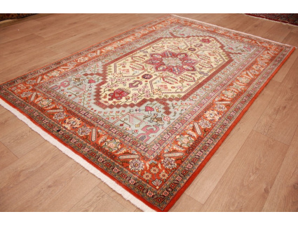 Persian carpet "Ghom" virgin wool 208x141 cm