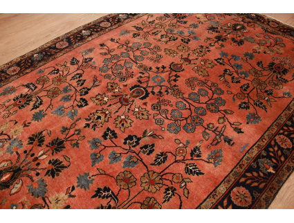 Antik Persian carpet "Sarough" Wool 200x135 cm Red