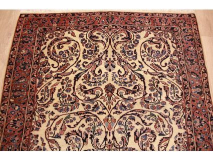 Antik Persian carpet  Sarough Wool 186x127 cm Beige