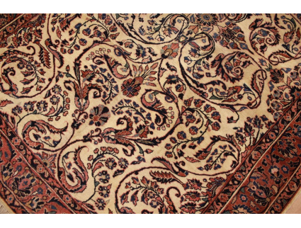 Antik Persian carpet  Sarough Wool 186x127 cm Beige