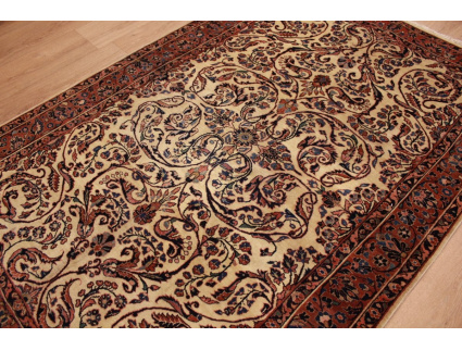 Antik Persian carpet  Sarough Wool 186x127 cm Beige