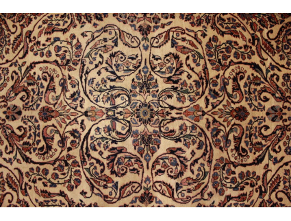 Antik Persian carpet  Sarough Wool 186x127 cm Beige