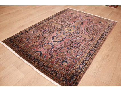 Antik Persian carpet "Sarough" Wool 149x99 cm Red