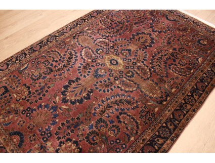 Antik Persian carpet "Sarough" Wool 149x99 cm Red