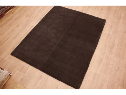 Oriental carpet "Gabbeh" pure wool 220x170 cm Brown