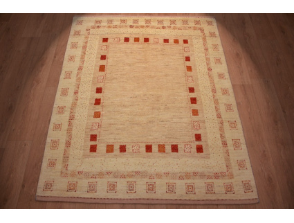 Persian carpet Loribaf pure wool 183x150 cm Light Beige