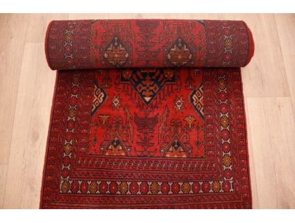 Oriental carpet Khalmohammadi Beljik 300x76 cm Red