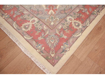 Persian carpet Tabriz with Silk 230x149 cm Beige