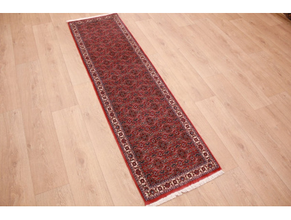 Persian carpet Bidjar very stable 197x52 cm Red