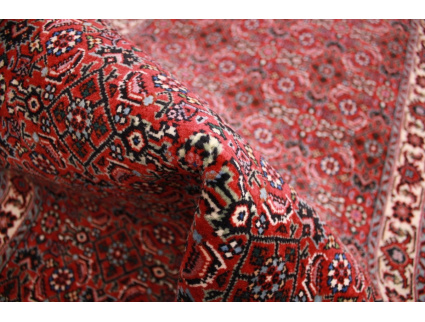 Persian carpet Bidjar very stable 197x52 cm Red