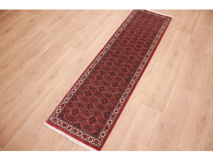 Persian carpet Bidjar very stable 197x52 cm Red