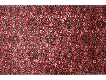 Persian carpet Bidjar very stable 197x52 cm Red