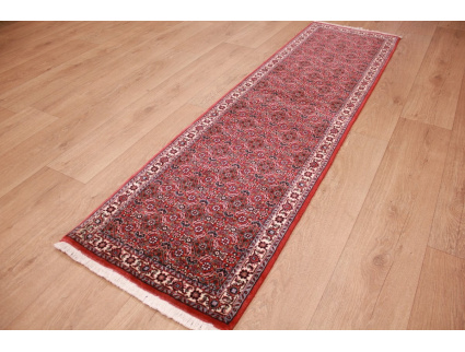 Persian carpet Bidjar very stable 197x52 cm Red