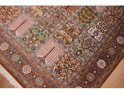 Persian carpet Gom pure Silk rug 147x100 cm