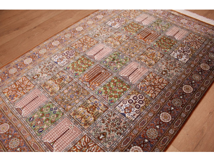 Persian carpet Gom pure Silk rug 147x100 cm